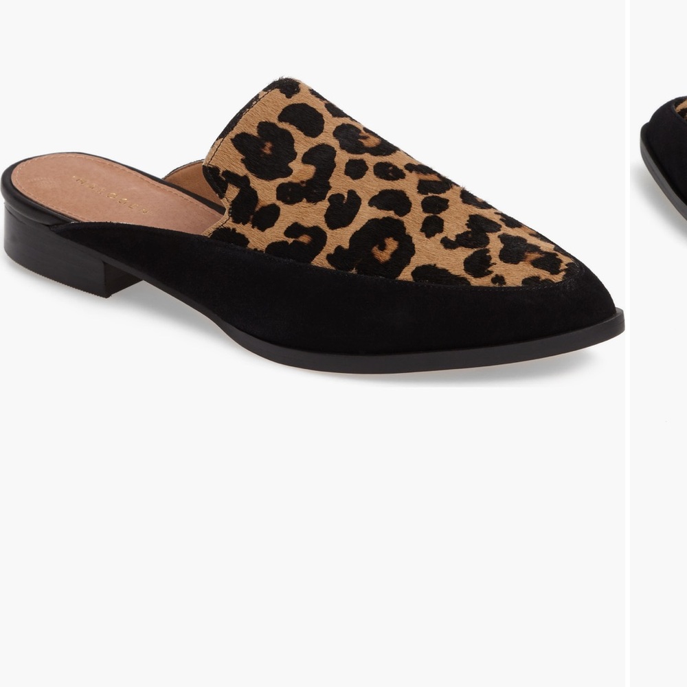 Halogen Leopard Print Women's Mules size 7